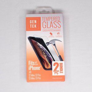 Gentek Tempered Glass Screen Protector Compatible w/ Iphone XR, 12 Mini, 12 Pro